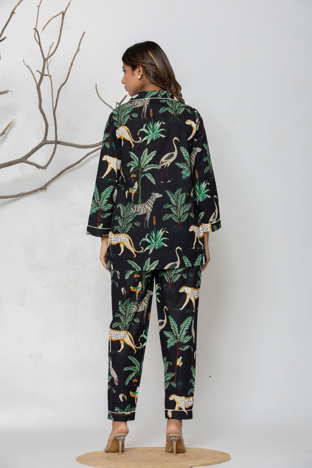 Black Jungle Set Pyjama Set